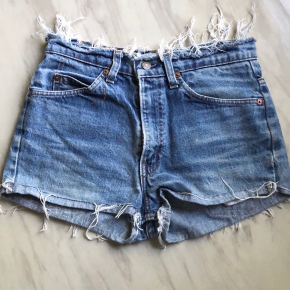 Levi's Pants - UO Levi Strauss high waisted denim shorts